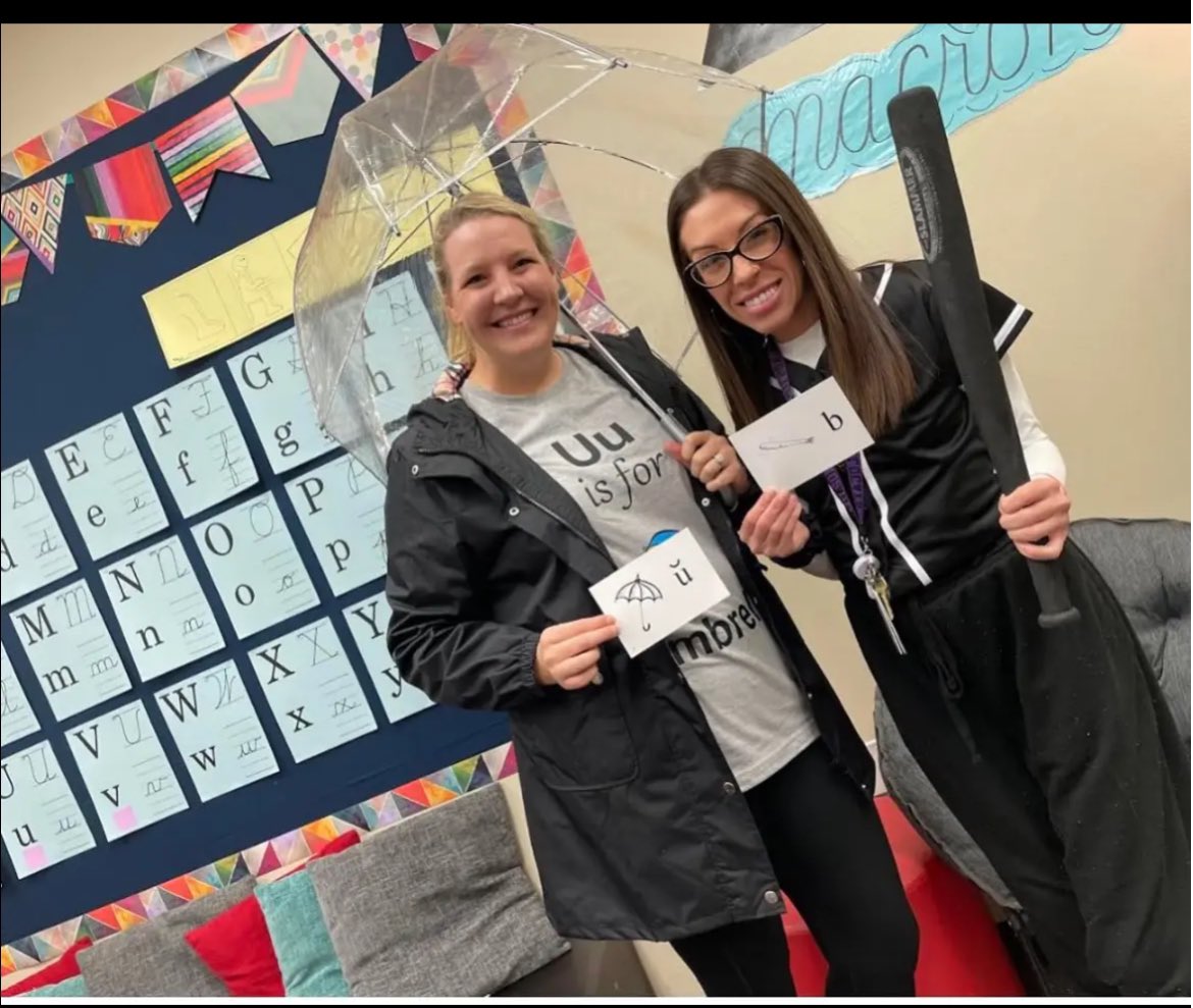 NisdSSDept's tweet photo. Dyslexia specialists on Halloween as characters from our keyword and sound decks! #untileveryonecanread https://t.co/AsnSHRRet7