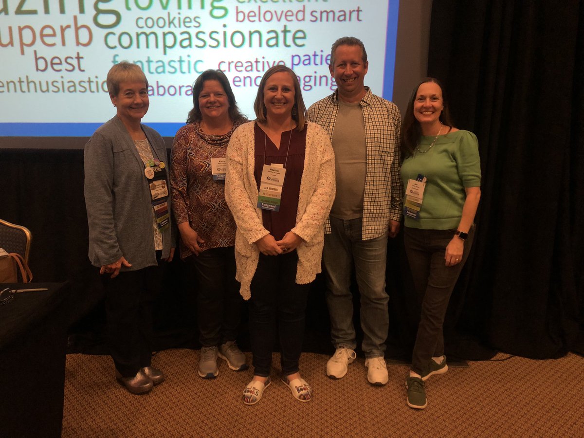 Heather Gonzalez (@mrsgs_library) on Twitter photo The <a href="/LongwoodSLIB/">Longwood SLIB</a> alumni event at <a href="/VAASL/">VAASL</a> was so fun with <a href="/churchap3/">Audrey Church</a> going through a room of 100+ people saying their name and location, a little quiz, and the creation of the two word clouds that perfectly describe the instructors and program! <a href="/librarykbc/">Karla Collins</a> <a href="/jen_spisak/">Jen Spisak</a> <a href="/caharvey2/">Carl Harvey II</a> The <a href="/LongwoodSLIB/">Longwood SLIB</a> alumni event at <a href="/VAASL/">VAASL</a> was so fun with <a href="/churchap3/">Audrey Church</a> going through a room of 100+ people saying their name and location, a little quiz, and the creation of the two word clouds that perfectly describe the instructors and program! <a href="/librarykbc/">Karla Collins</a> <a href="/jen_spisak/">Jen Spisak</a> <a href="/caharvey2/">Carl Harvey II</a>