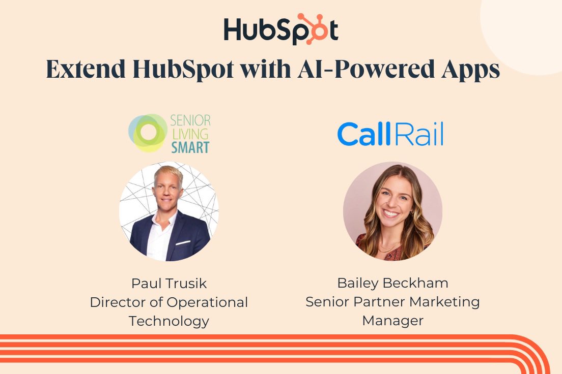 Agent654L's tweet photo. #webinar Sign up to learn how AI-powered @CallRail #calltracking integration can drive more leads and sales in @HubSpot https://t.co/c5Gyp7wk1h