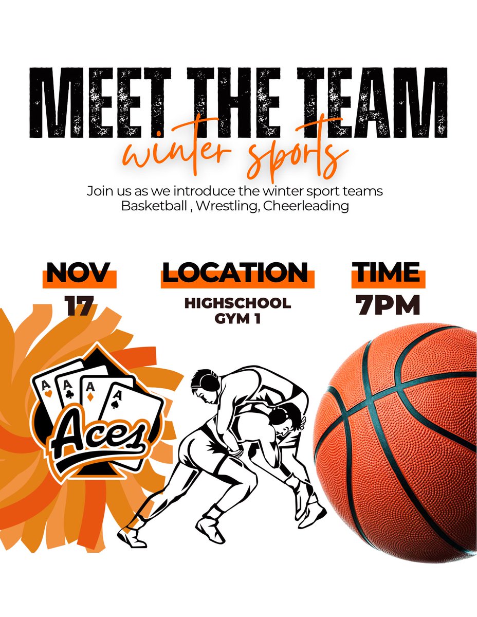 Meet the team night is set!!!!