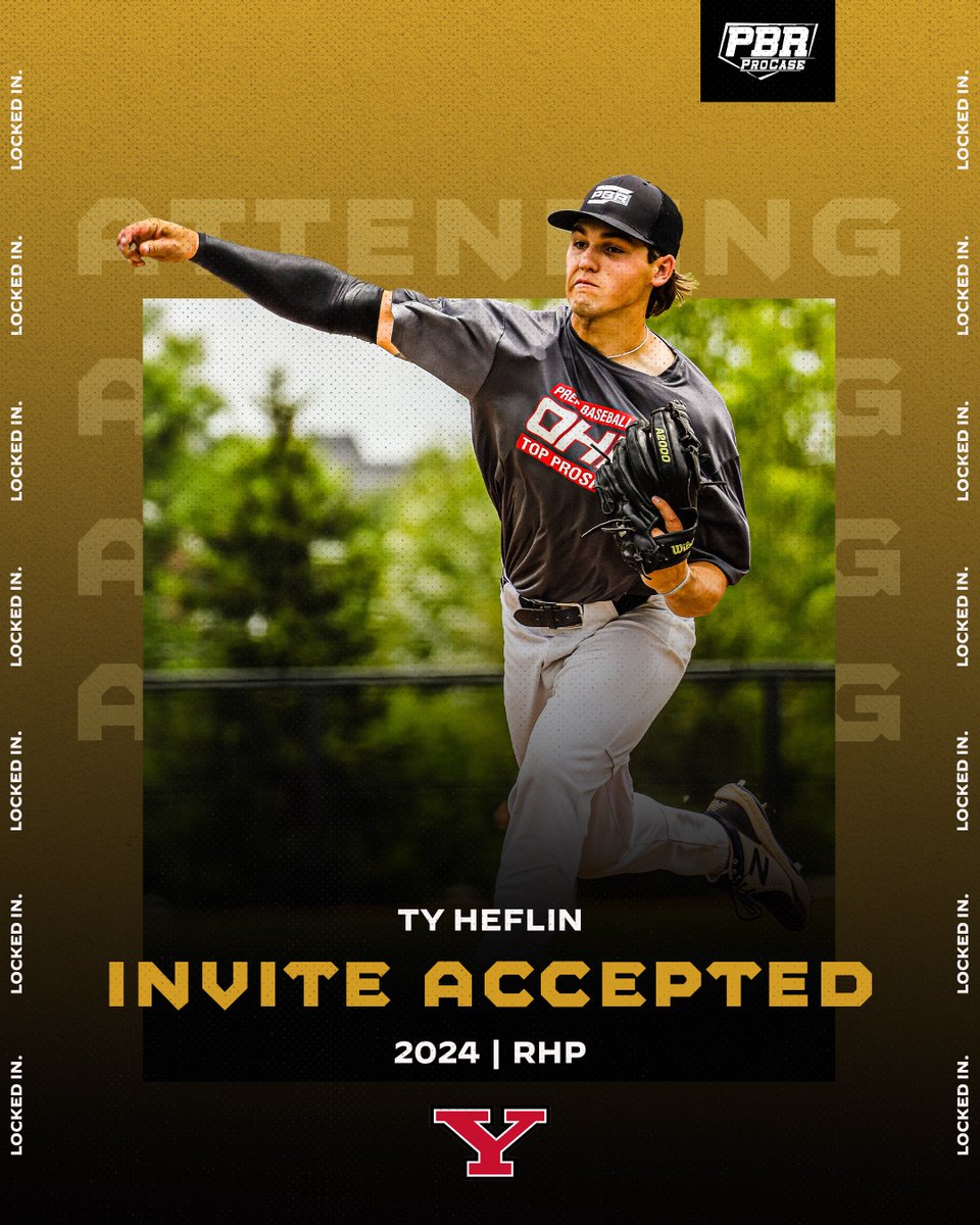 𝙋𝙧𝙤𝘾𝙖𝙨𝙚 𝙄𝙣𝙫𝙞𝙩𝙚 𝘼𝙘𝙘𝙚𝙥𝙩𝙚𝙙 ✅

2024 RHP <a href="/TylerHeflin4/">Tyler Heflin</a> 

<a href="/YSUBaseball/">YSU Baseball 🐧</a> recruit.