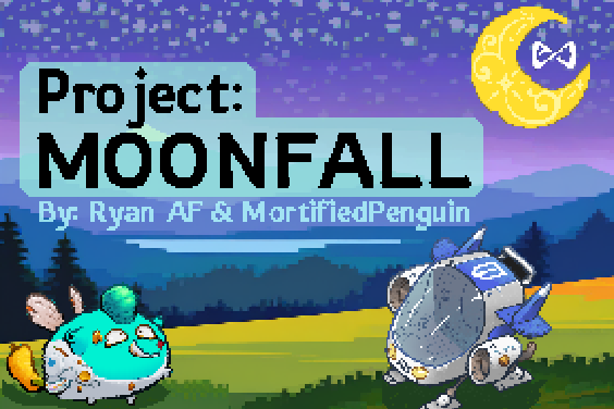 Ryann_AF's tweet photo. With Epic era having come to a close its the perfect opportunity to try out some of the Axie game Jam games. ๐
Make sure to post a picture of your high-score with #ProjectMoonfall for a chance to win big prizes! ๐ https://t.co/T7alCuBeWZ