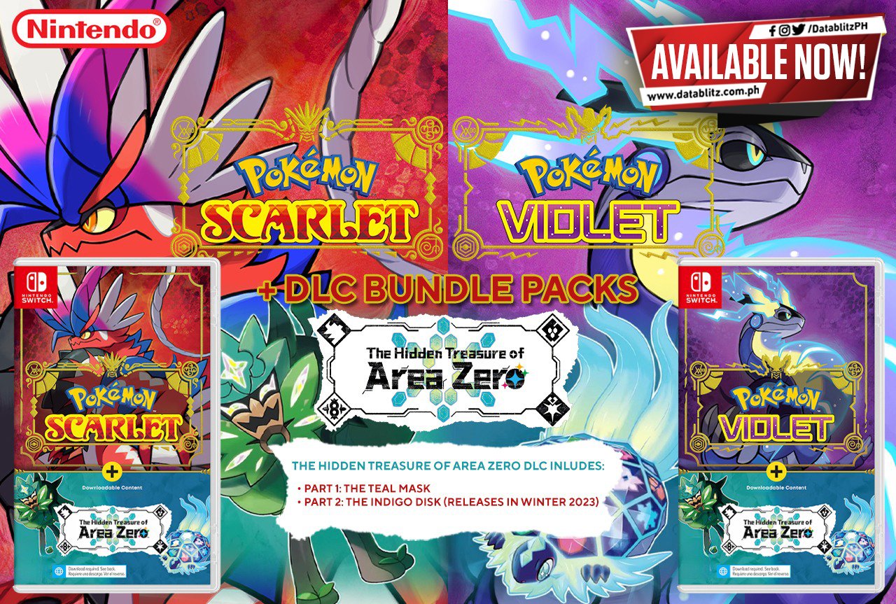 Pokemon Violet + The Hidden Treasure of Area Zero DLC Bundle - Nintendo  Switch