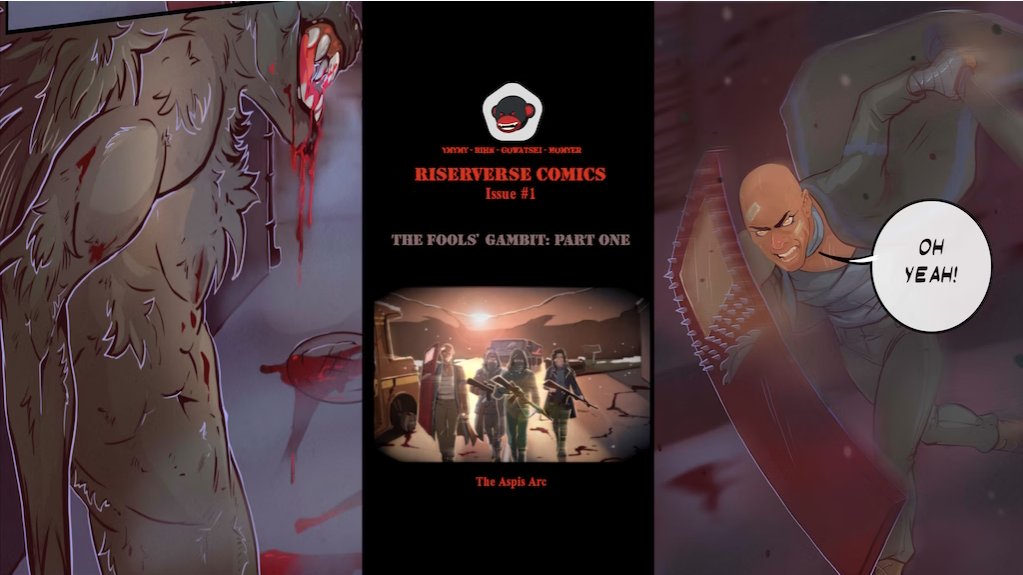 RiserverseC's tweet photo. We are in our last month of our @Kickstarter for the prints of The Fool's Gambit: Part 1.
We feature rewards in signed prints, pins, stickers, and more; check it out before you miss it.
#comics #horrorcomics #digitalart #art #riserverse #riserversecomics #kickstarter https://t.co/DfkmuibOe3