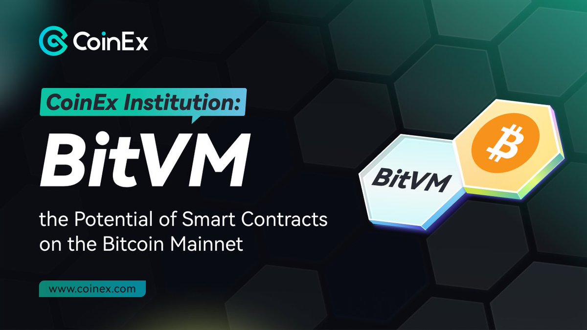 coinexindia's tweet photo. Exciting news in the #Bitcoin community! 🌐On Oct 9, @robin_linus of #ZeroSync released the #BitVM whitepaper (https://t.co/LG9mJt2JeZ), introducing a revolutionary computing paradigm for Turing-complete Bitcoin contracts. #btc https://t.co/mHfo9fucHH