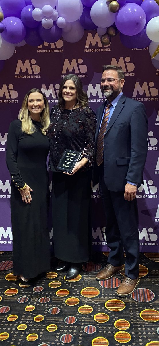 Congratulations to Lori Page, ⁦@Okla_Childrens⁩ NICU Nurse Manager for being named 2023 ⁦@MarchofDimes⁩ Heroes in Action Nurse of the Year in the Nursing Management Category! Thank you, Lori, for all you do in service to Oklahoma’s sickest and tiniest babes.