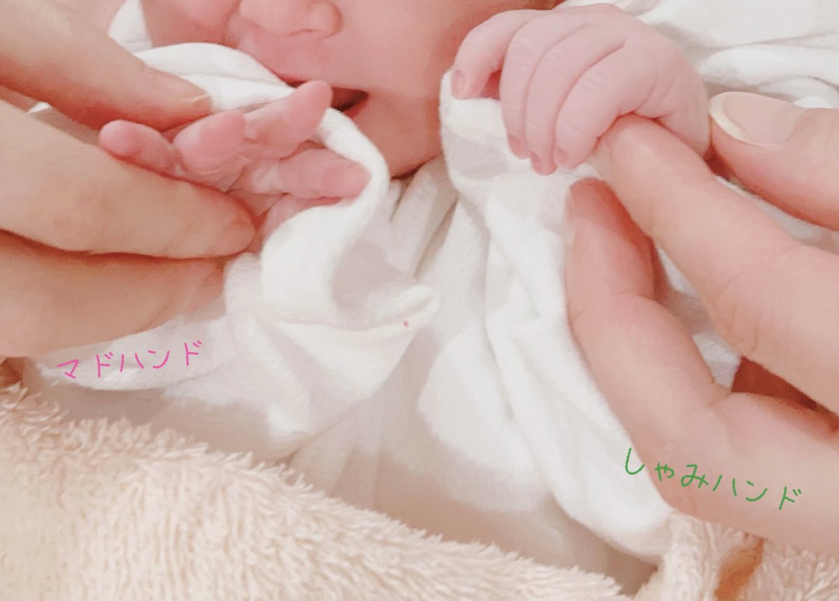 kurosawamadoka's tweet photo. ご報告です。
先日、赤ちゃんを出産いたしました。
とても元気な女の子です。

産まれる瞬間、しゃみおさんがついててくれたのでとても心強かったです。

そして私は弟の姉の夫の娘の母になりました！

これからも家族共々よろしくお願いいたします。 https://t.co/XTh0CPfl7p