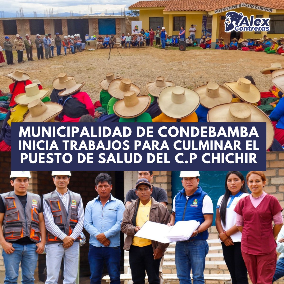 AlexSContrerasY's tweet photo. 🔴 MUNICIPALIDAD DE CONDEBAMBA INICIA TRABAJOS PARA CULMINAR EL PUESTO DE SALUD DEL C.P CHICHIR

La Municipalidad Distrital de Condebamba inicia los trabajos para culminar el Puesto de Salud del centro poblado de Chichir.

https://t.co/uN1IkfT0PY https://t.co/GjhOjREgpj
