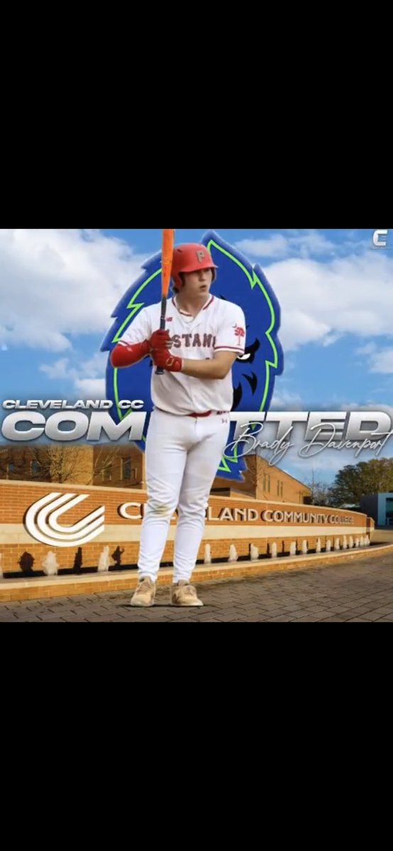 I am blessed to announce that I will be furthering my academic and athletic career at Cleveland Community College. I would like to thank my friends, family, coaches, and God for making this possible. Go Yetis! 
#fordad❤️
<a href="/nickmelton15/">Nick Melton</a> <a href="/5_jrg/">John Grigg</a> <a href="/a_bridges13/">Avery Bridges, MS, CSCS</a> <a href="/PalmettoBSBL/">Palmetto_Baseball</a>