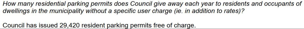 SStonnington's tweet image. Stonnington CC says those who benefit from services should contribute proportionately for them. Yet it gives away nearly 30,000 parking permits a year, to park on land owned by the public, free of charge. How is that fair to the 16% of people in Stonnington who do not own car?