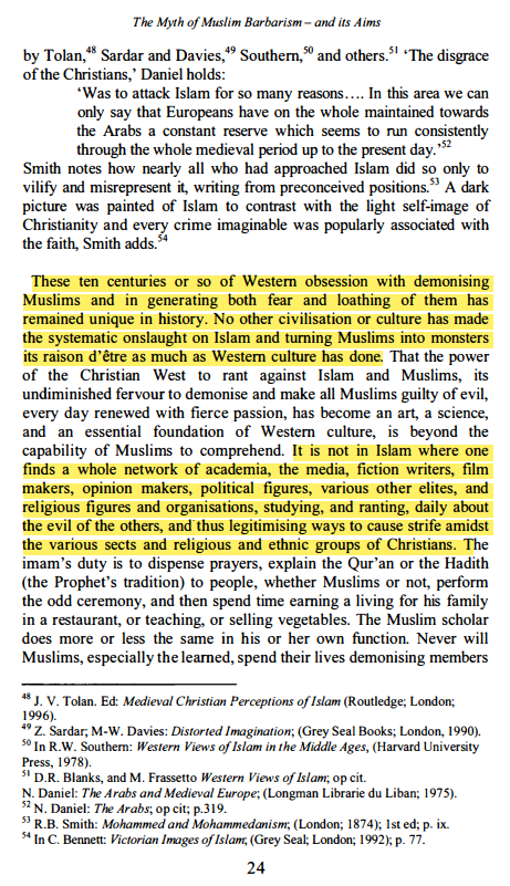 TheIslamicate's tweet photo. 🧵On the origins of the information (Media) war against Muslims, and the making of the "Muslim beast"

1. It begins, quite shockingly, all the way at the dawn of the crusades. Christian fathers and priests spent countless hours creating a crude image of Islam to demonize it https://t.co/jqtXftUH45