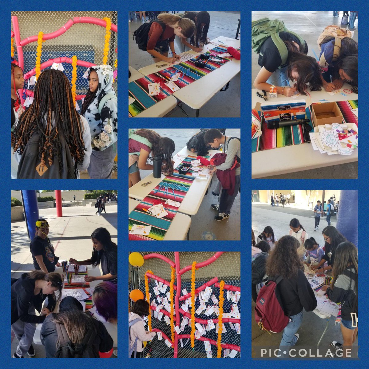 Today for our lunch time activity Panthers celebrated Dia de Los Muertos.  Panthers remember and celebrate various members of their family and community.  #pantherpride #panthernation #pantherproud