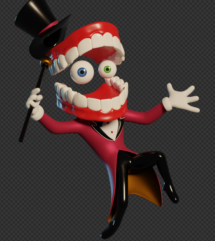 BohFoxy's tweet photo. He's so very close to being done #theamazingdigitalcircusfanart #TheAmazingDigitalCircusCaine https://t.co/5yWHFp2F23