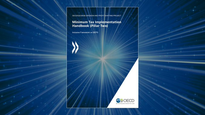 OECD's Minimum Tax Implementation Handbook provides an overview of the key provisions and considerations for tax policy and administration officials, as well as other stakeholders, in implementing the Pillar Two Model Rules.
Read more here: oecd.org/tax/beps/minim…
#TaxTwitter