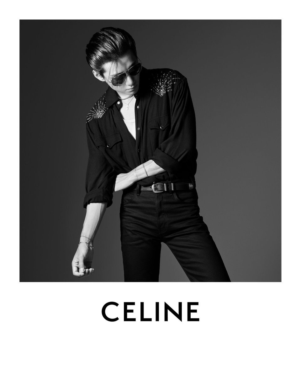 B7TOYS's tweet photo. — [📷] Nueva foto de Taehyung para Celine. https://t.co/phVIAwZTRs
