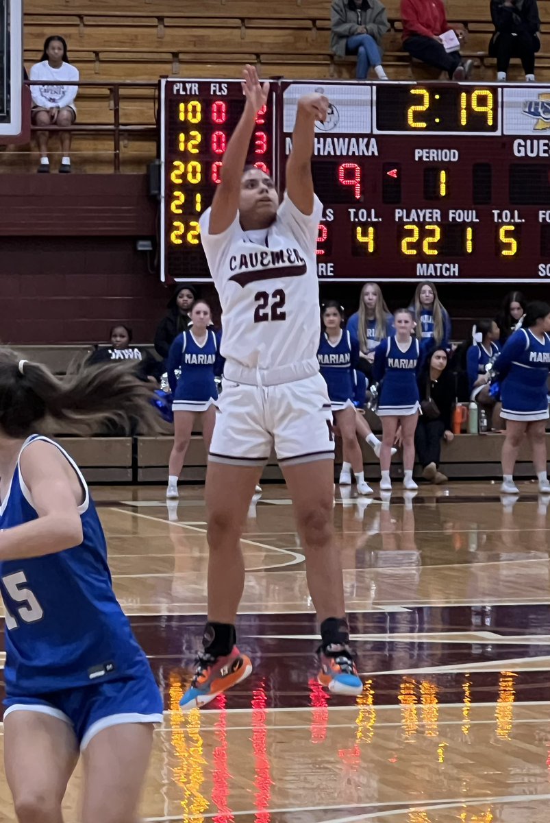 Lady Cavemen move to 2-0 after beating the Marian Knights 57-36. Senior Asiah Shaffer had a  career high of 37 points!