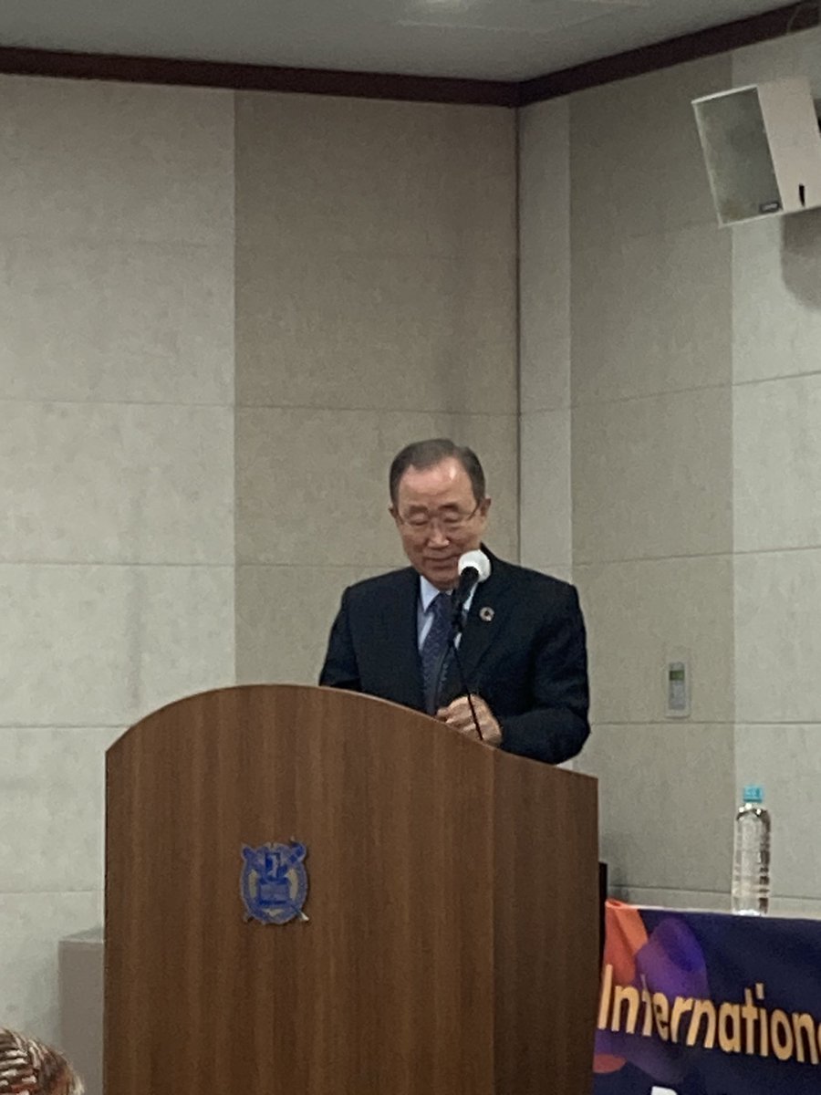 Ban Ki Moon at the #IPSA 2023 Workshop