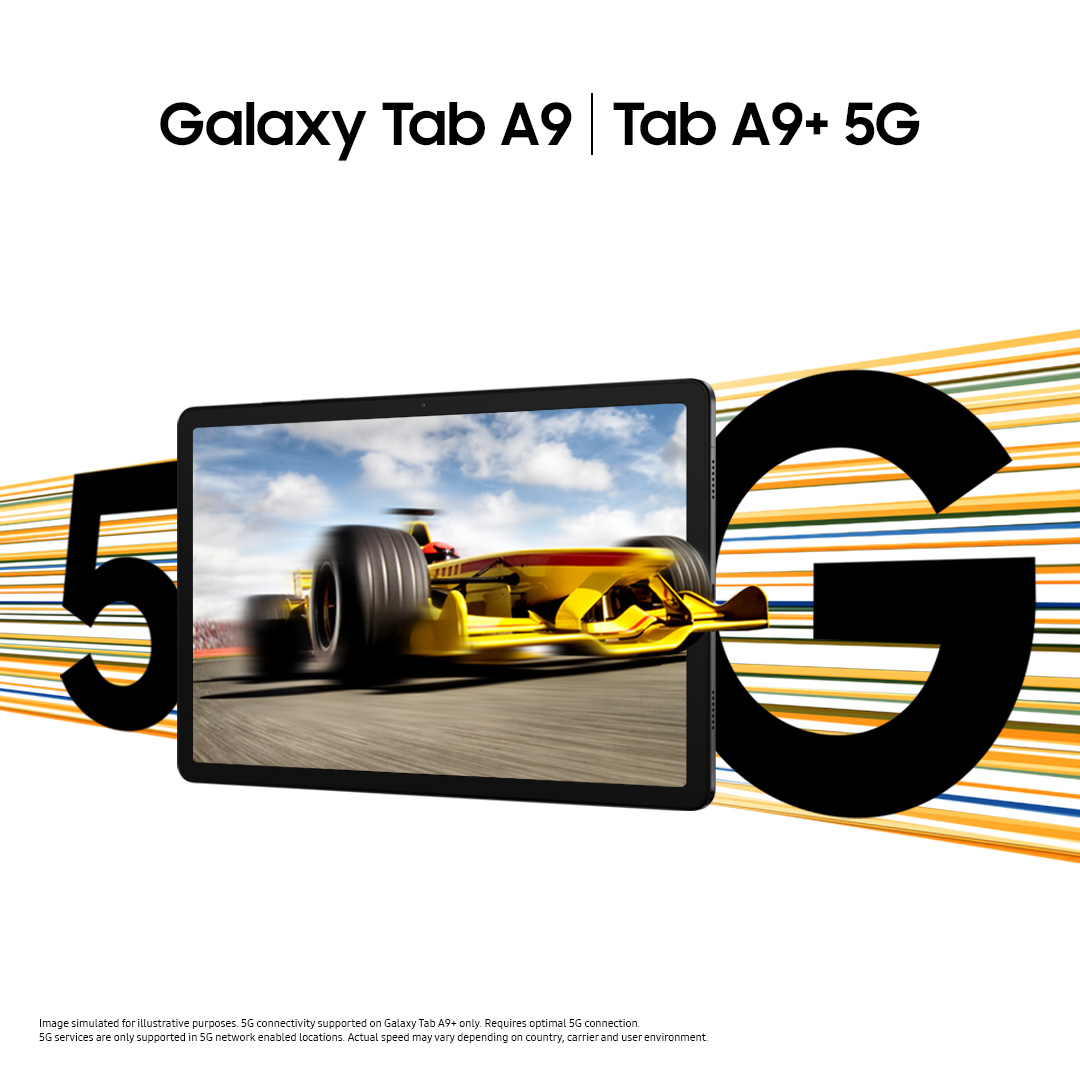 Experience the hyper-speed of 5G connectivity on #GalaxyTabA9Plus 5G and stream content or download files with no lag. 

Learn more: spr.ly/TabA9-TW-031123