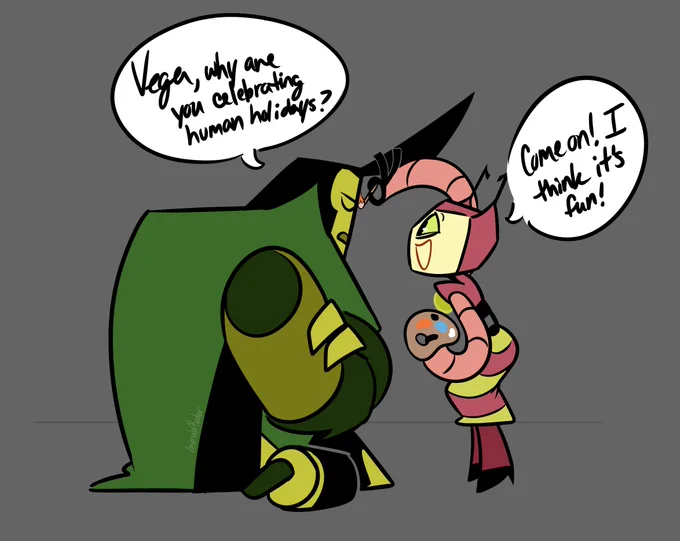 Jenny sent her some pictures of sugar skulls.

#mlaatr #fanart 