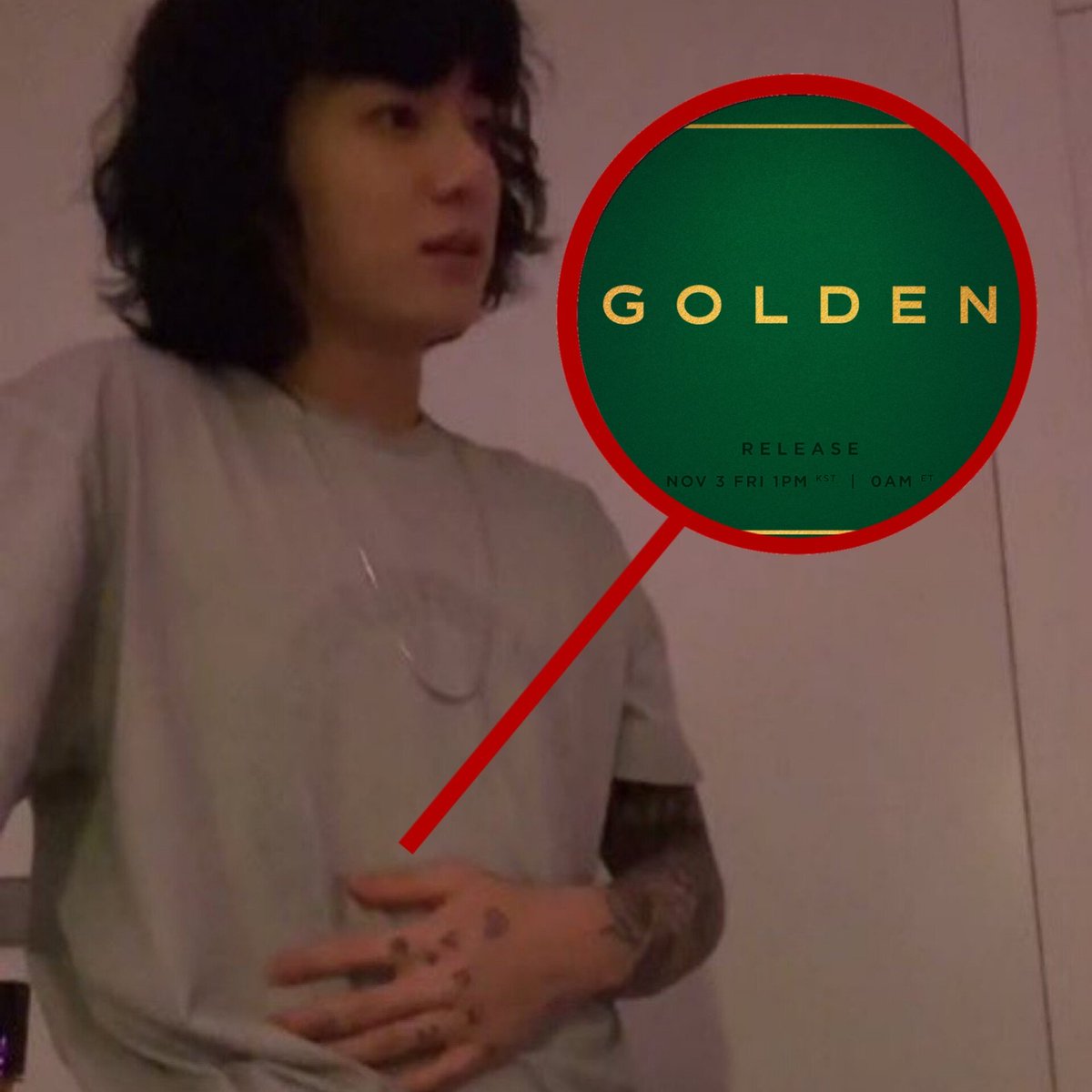 A ADM voltou pra comemorar com vocês, o lançamento do 1 album solo do nosso JEON JUNGKOOK, que ocorrerá já já em menos de 1 Hora  🗣️🗣️🗣️🗣️

Avisa que tá nascendo 

JUNGKOOK IS COMING
STANDING NEXT TO YOU TODAY 
GOLDEN OUT TODAY
#JungKook_GOLDEN #StandingNextToYou