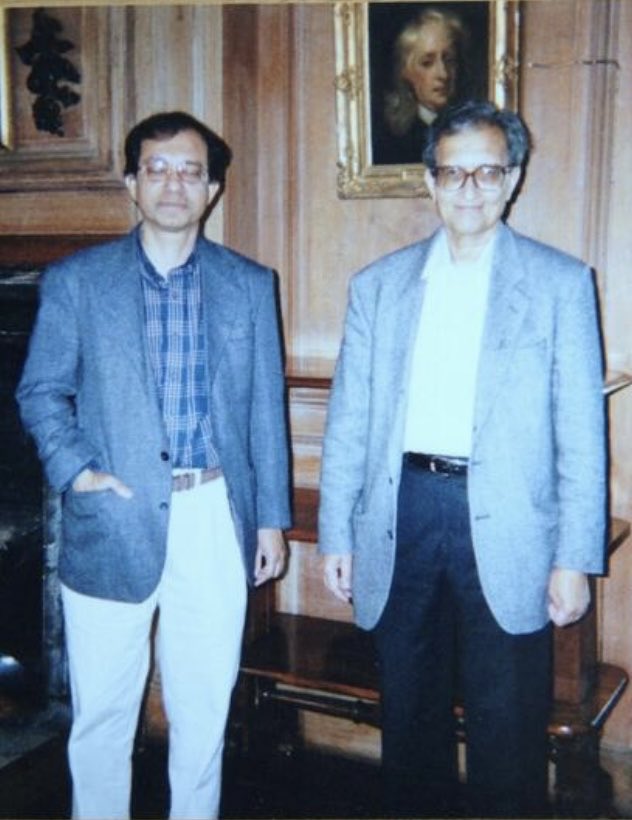 Best wishes to Amartya Sen on his 90th birthday, 3 November. He is one of the world’s most celebrated philosopher economist, with seminal contributions to economic theory and moral philosophy. I feel lucky to have had him as my PhD adviser.