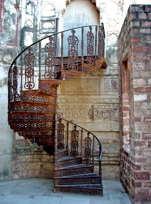 Spiral Staircase, Burgundy, France #SpiralStaircase #Burgundy #France stevenmildred.com