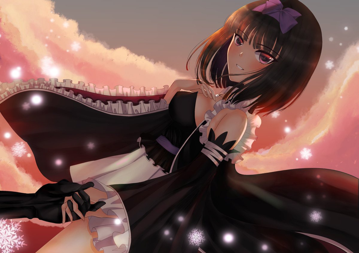 daisy06022's tweet photo. 一起看晚霞吧～ | olivia #pixiv https://t.co/6NmzHKRkNH
#シャイニング・ブレイド
#ユキヒメ
#シャイニング���リーズ
#シャイニング
＃tony #illustration #Procreate
 #少女 #流れ星 #黒髪 #イラスト #夕日 https://t.co/qDvgX6frTN