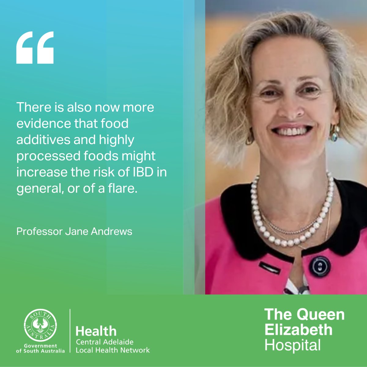What is inflammatory bowel disease? And how can my diet affect IBD? In this Q&amp;A we ask Central Adelaide gastroenterologist, Professor Jane Andrews, the answers to some common questions about IBD.
Read more 👉 loom.ly/bUDQLD0 #research #WorldClass #MedTwitter
