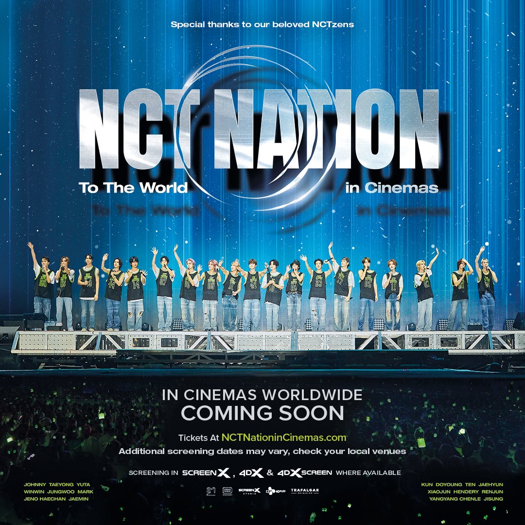 SM_Cinema's tweet photo. NCTzens, we know this is what you've been waiting for! 💚 

Get ready as "NCT NATION: To The World in Cinemas" is coming to SM Cinema! 

Stay tuned for more details ✨ 

#NCT #NCT_In_Cinemas #NCTNATIONToTheWorldAtSMCinema https://t.co/89orH1hShf
