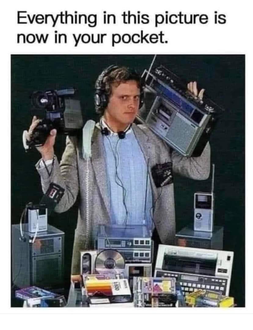 😳 40 years on…  Guess this is what the phrase “Life Happened” means then. 🤷🏾‍♂️

It's all perspective. 😄 Have a great weekend folks ✌️

#FridayFunnies #Technology #AI #ArtificialIntelligence #TheFutureIsNow #Digital #TechMemes #Smartphone #Funny #WeekendVibes #LOL #Humour #TGIF