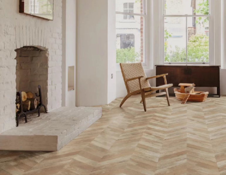Crafted with precision, Trioflor’s SPC Chevron Flooring embodies the perfect blend of artistry and durability. The chevron pattern isn't just visually appealing; it elevates your space, creating a captivating three-dimensional effect. ✨ 
trioflor.net
#spcflooring