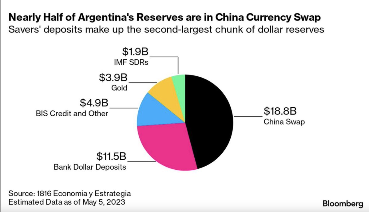 Internationalization of China’s Yuan

Argentina is now paying back IMF debt every month using… Chinese yuan!

Half of Argentina’s foreign exchange reserves now consist of… yuan!

Goodbye, dollar tyranny. Hello, dedollarization.
