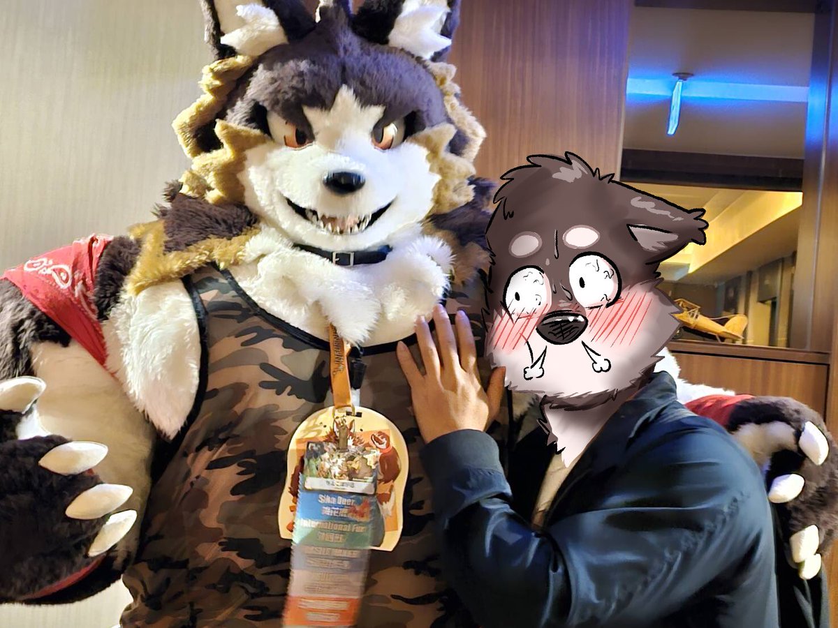 太大了…不能把持自己了…

這位帥氣的毛毛是：<a href="/chocobo4869/">ちょこぼ＠迅</a>