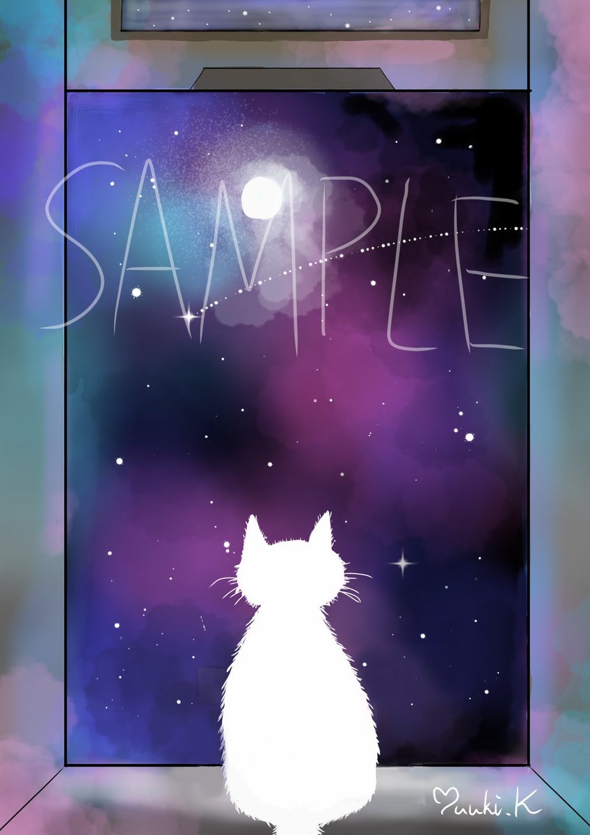 harumiroku118's tweet photo. These paintings are sold as NFT art.
NFT art does not include the letters SAMPLE.
If you are interested, please check the URL!
↓URL↓
https://t.co/eKQslr22kt
#nft #nftart #nftartist #art #illust #cat #nightsky #windowside #wineglass https://t.co/vX0tnBKlkI