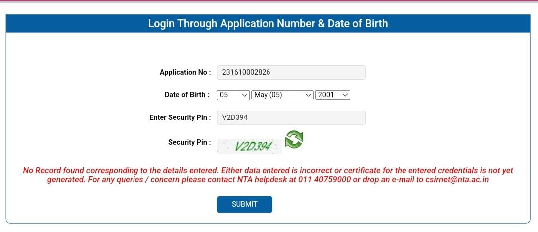 RamanDDU's tweet photo. @HRDG_CSIR 
My friend has qualified csir net JRF but it's certificate is not showing till now please look in to this matter. He also mailed it but no reply till now
@NTA_Exams @CSIR_IND https://t.co/i6e7f9UYtA