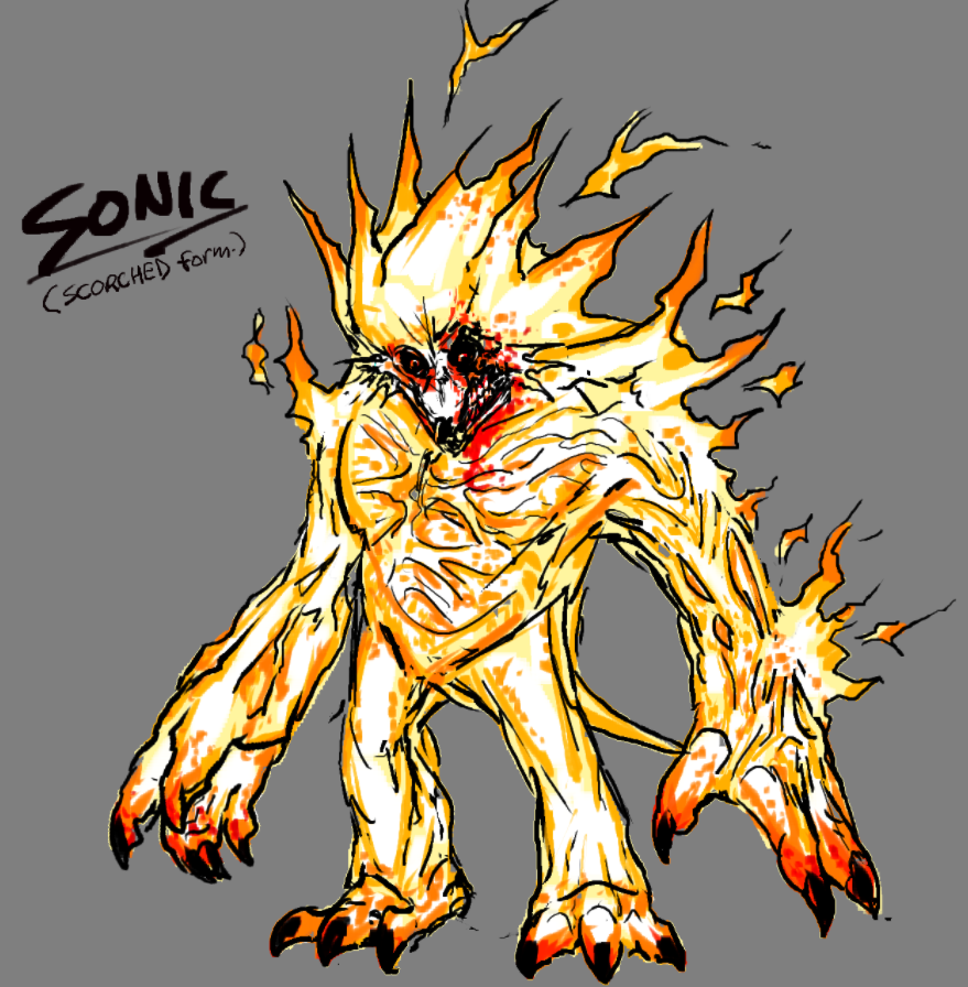 2011 Sonic.EXE - Jack Gore's Redesign by ShellKick on Newgrounds