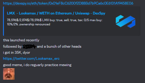 itsgoatszn's tweet photo. Thanks to @0xalphaigniter EXPLORE tool I was able to find this $LMX token prior to launch. Watched launch, bought in around 35K.

Currently 177K, expect it to run 250-500K TBD. https://t.co/GZTvSYP7yR