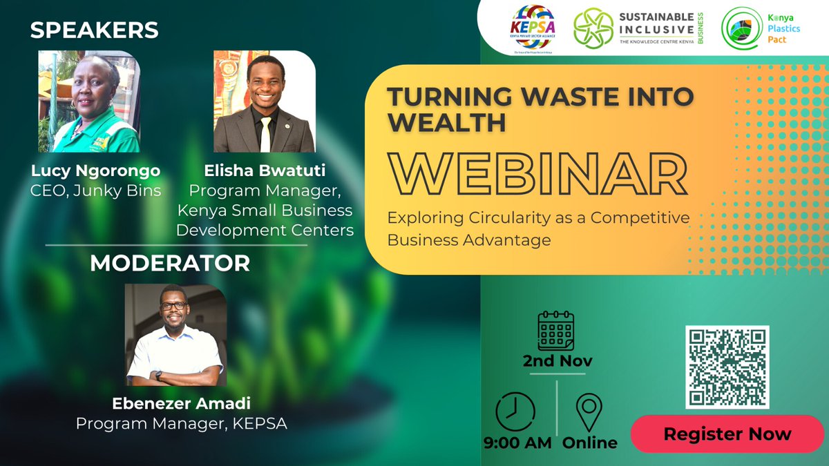 SustainaBizKe's tweet photo. 📢Less than a day to go! 
Find out how #Circularity can give your business a competitive edge, ahead of our anticipated #CEConferenceKenya. Sign up now https://t.co/bWyErzTBRT https://t.co/ueSBrydhFy
