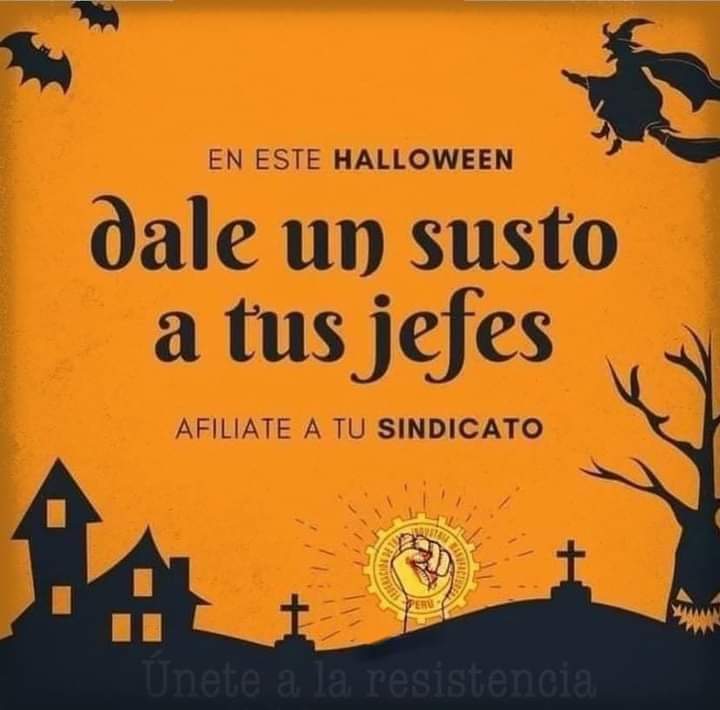 No dejes de asustar a los abusadores.... juntos y juntas DAMOS MIEDO... el individualismo nunca a sido bandera de triunfo de una sociedad... NO DEJES QUE NOS DIVIDAN CON CODICIA Y  AMBICIÓN INDIVIDUAL.... Construye UNIDAD DE CLASE... se crece juntos... por separado nos destruyen