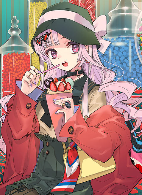 【#いとうのいぢ展ぜんぶ!】東京会場用の絵がようやく仕上がりました会場のある原宿をイメージしたカラフルな絵を目指しました、、!今回もまたキャンペーンなどもございますので、宜しくお願いいたします、、! ▼イベント詳細はこちらから▼  