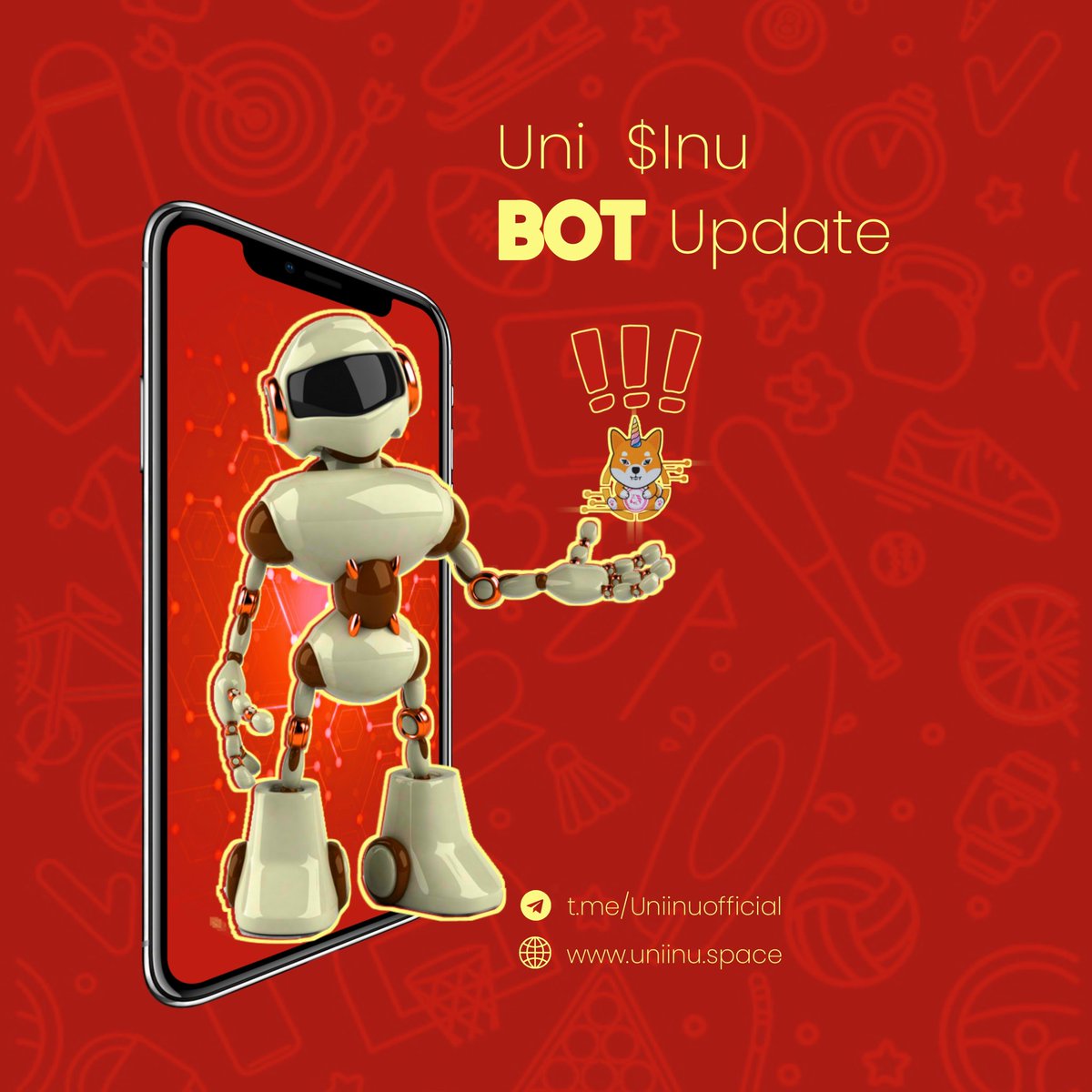 UniInuEthchain's tweet photo. BOT SERVICE IS LIVE!!

We credited the USD of those who deposited yesterday and everyone's deposit will be credited within a minute from now on! 

Enjoy the service!

Telegram - https://t.co/6bDi9vpHtB
Uni $inu service bot - https://t.co/TVrgBSc998 https://t.co/Iq0gboz28E