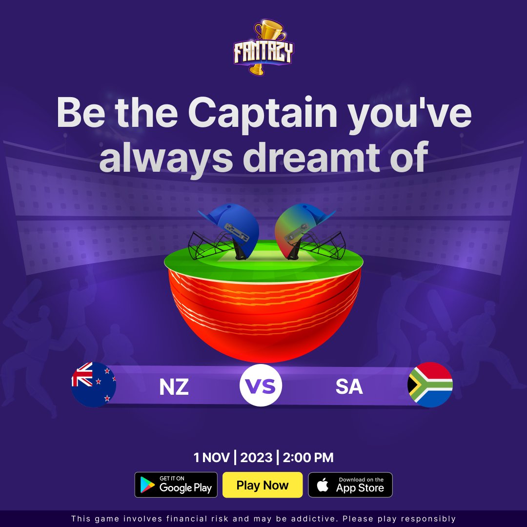 Cricket matches between New Zealand and South Africa are often a tussle that pits the former's famous flintiness against the latter's supposedly superior strength. Join this Crazy Match Now fantazy.page.link/H3Xd