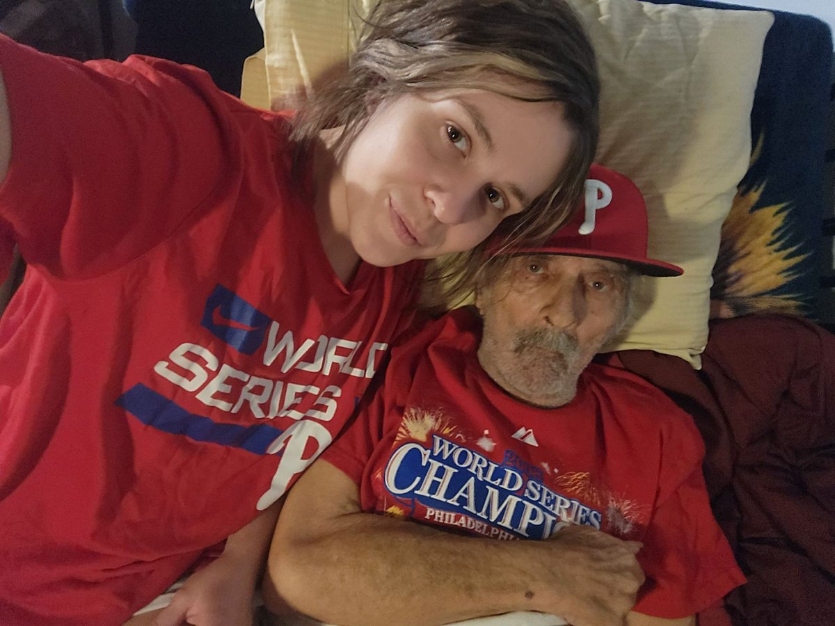 Heaven gained an amazing soul a couple of days ago...
I miss you so much already, dad. 
Thank you for teaching me everything I know and making me the woman I am today. 
❤️ Go Phillies!! ❤️