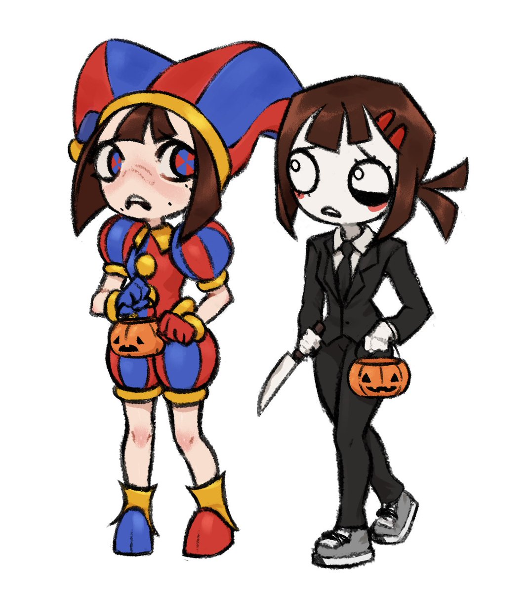 gurumo_'s tweet photo. Kobemni &amp; Pombeni 🎃 https://t.co/pKr2KPAgFi