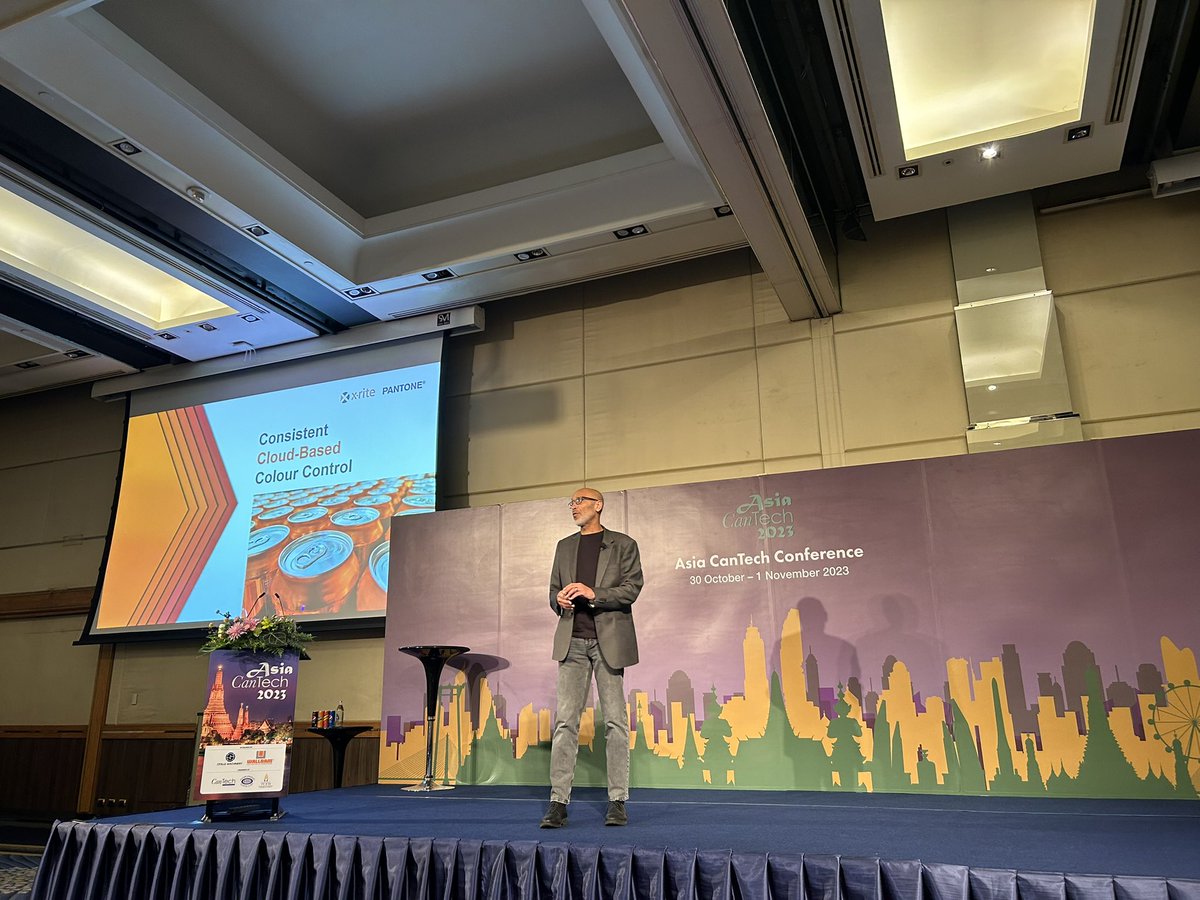 AsiaCanTech (@asiacantech) on Twitter photo Our penultimate speaker is Rafiq Mulla, senior solutions architect at <a href="/XRiteColor/">X-Rite Pantone</a>, who introduces the company and explains what cloud based #colour control really means for cans.
#AsiaCanTech2023 #conference Our penultimate speaker is Rafiq Mulla, senior solutions architect at <a href="/XRiteColor/">X-Rite Pantone</a>, who introduces the company and explains what cloud based #colour control really means for cans.
#AsiaCanTech2023 #conference