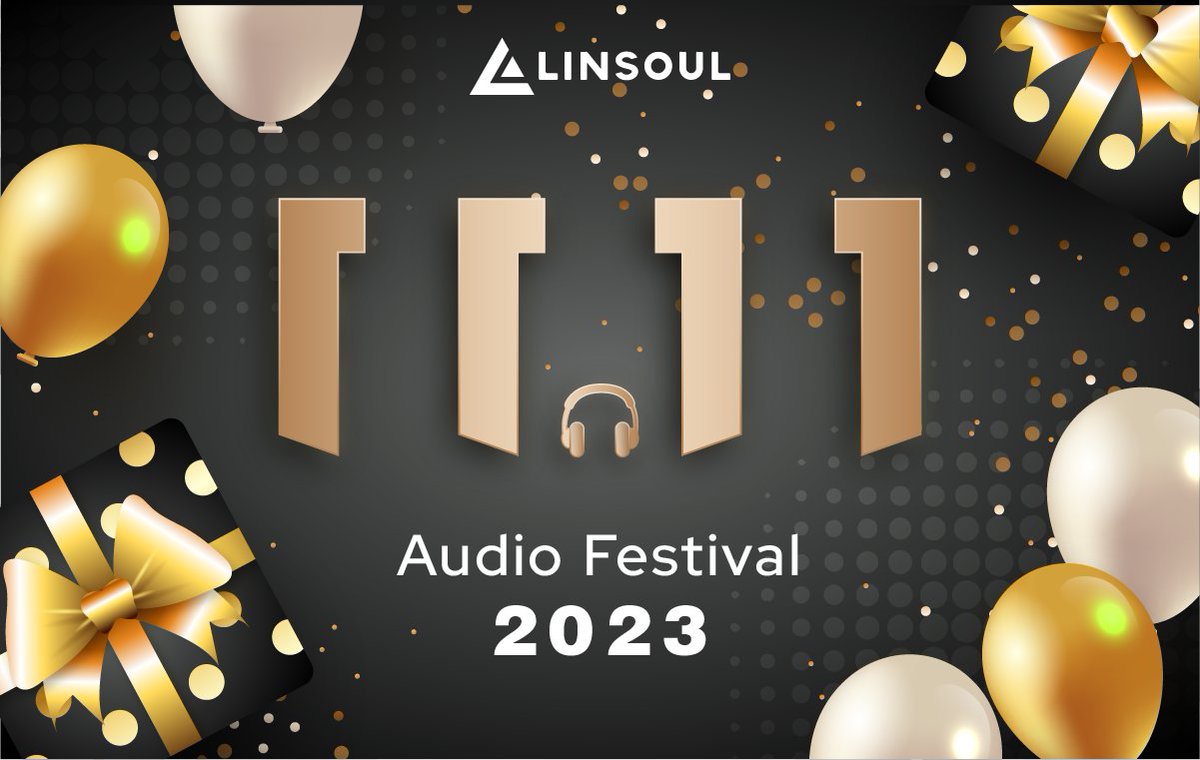 🎉 #Linsoul 11.11 Audio Festival 2023 🎉
Details on our upcoming Sale 👇
linsoul.com/pages/linsoul-…
#Giveaway, deals, and more!
Pre-sale events start from 6 November (GMT+8). Stay tuned~ 📢

#iems #audiophile #shopping #Deals #Linsoul1111AF23 #ComingSoon #GiveawayTime #Giveaways