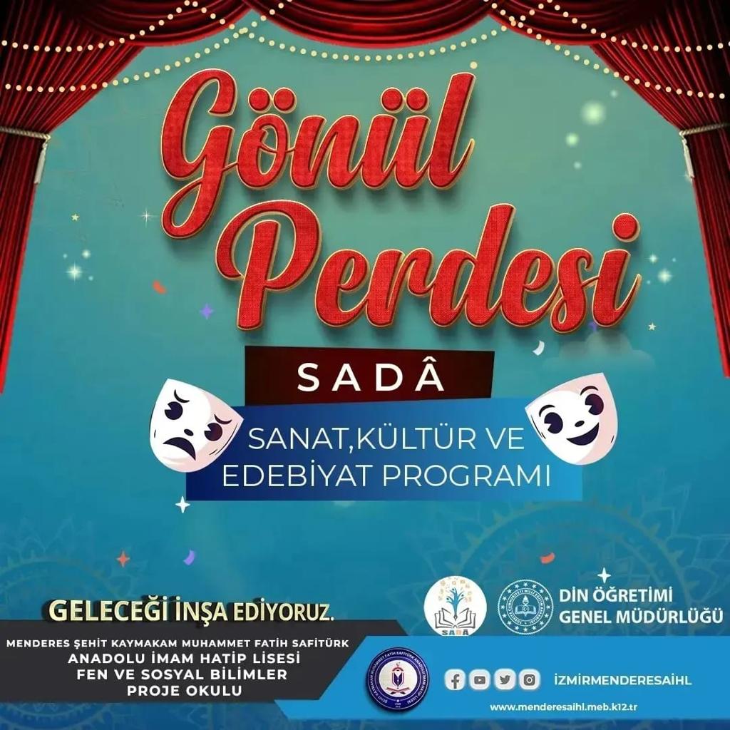 meb_dinogretimi's tweet photo. SADÂ Kültür Sanat ve Edebiyat Programı tüm yurtta devam ediyor.

SADÂ Kültür Sanat ve Edebiyat Programı kapsamında hibe desteği alan okullarımızdan tanıtım afişleri...

Emeği geçenleri tebrik ediyoruz.

#dogmkültürsanat
@drahmetisleyen https://t.co/jtFsye0itY