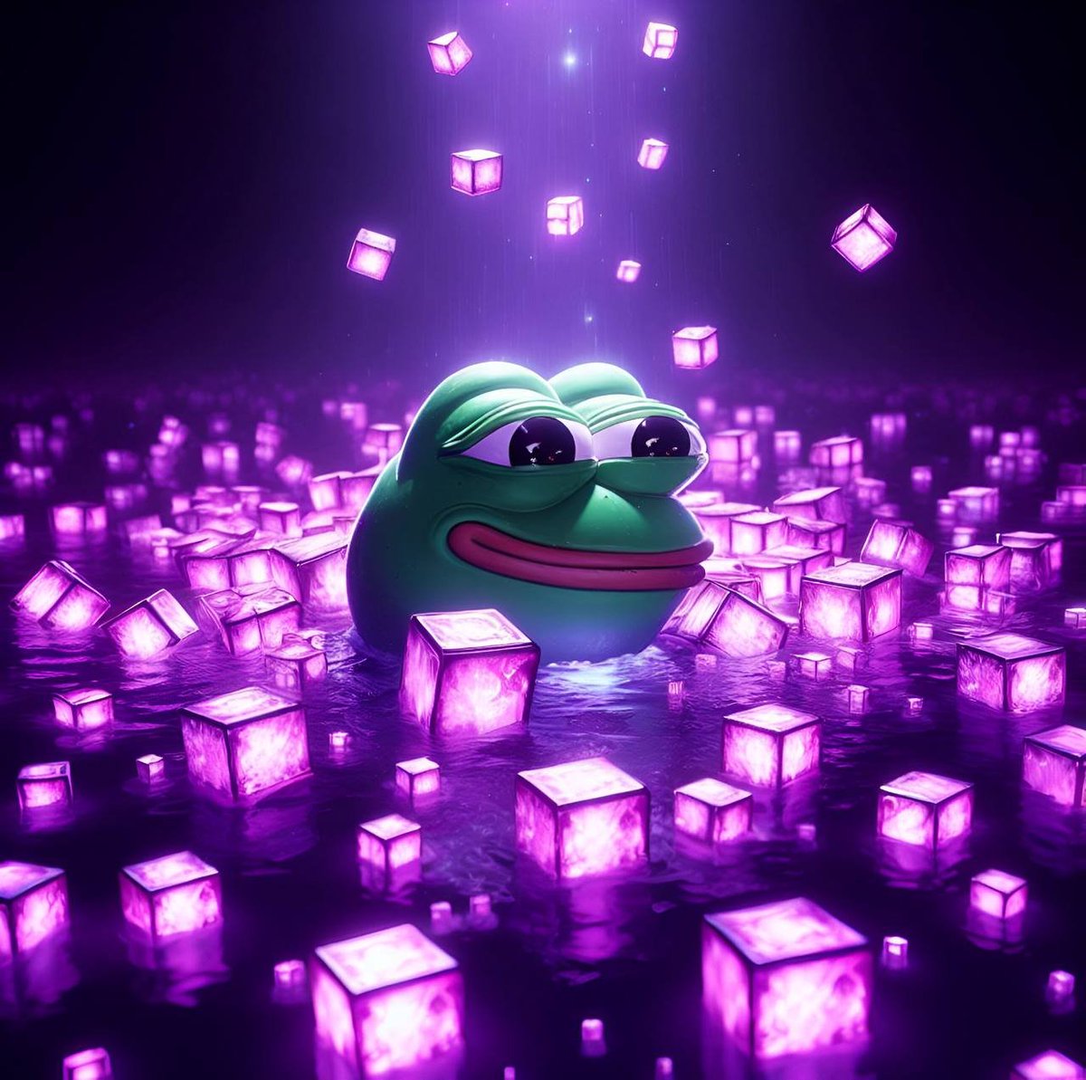 PondorasBox's tweet photo. $PEPE seems happy finding out what's in $PNDBOX https://t.co/efBx8VpVY2