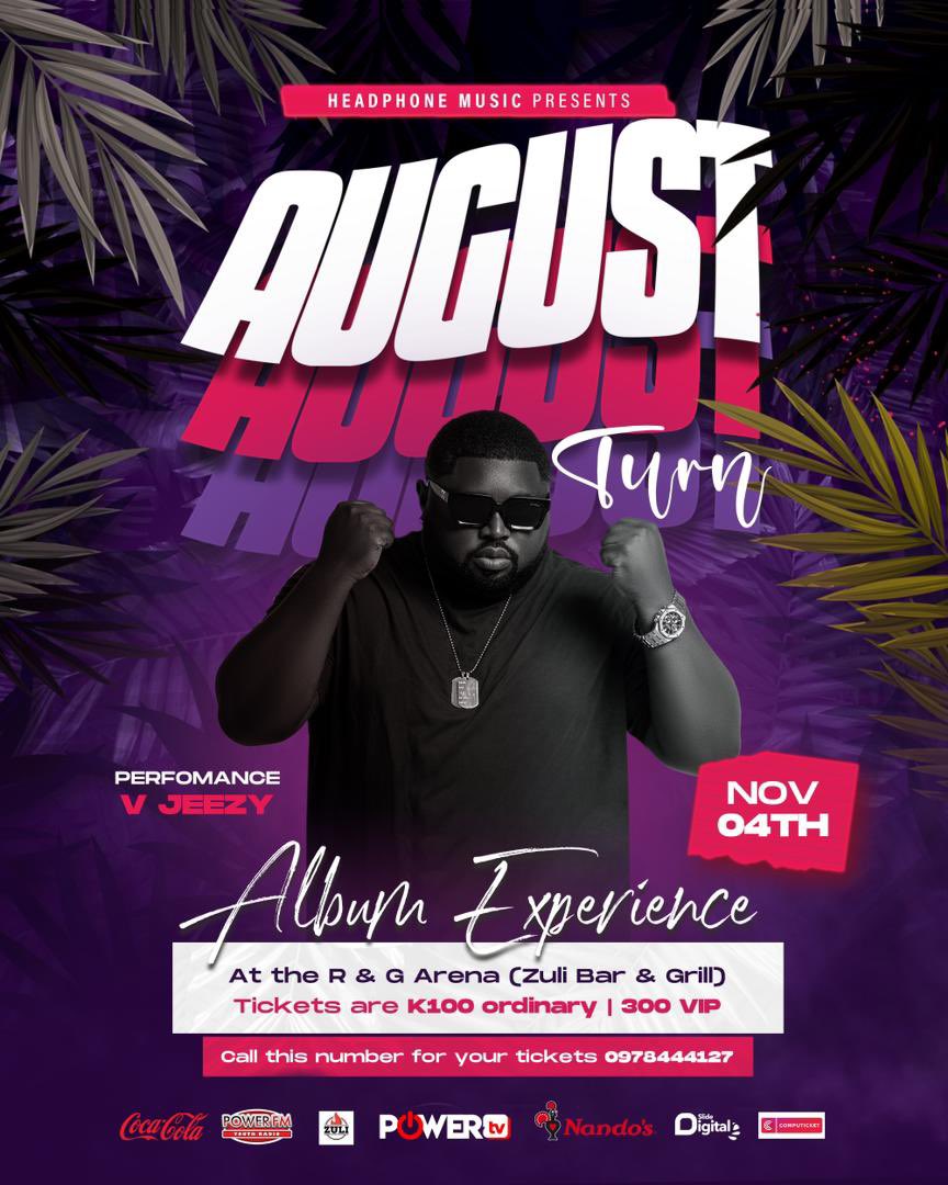 Masulani_'s tweet photo. This Saturday @officialJayRox will having Album experience for his latest album #AugustTurn Massive line up πππππ @JEMAX_Jemudaeh will be In the building @Iam_VJeezy on Decks πππ https://t.co/PPnRcu3xBN