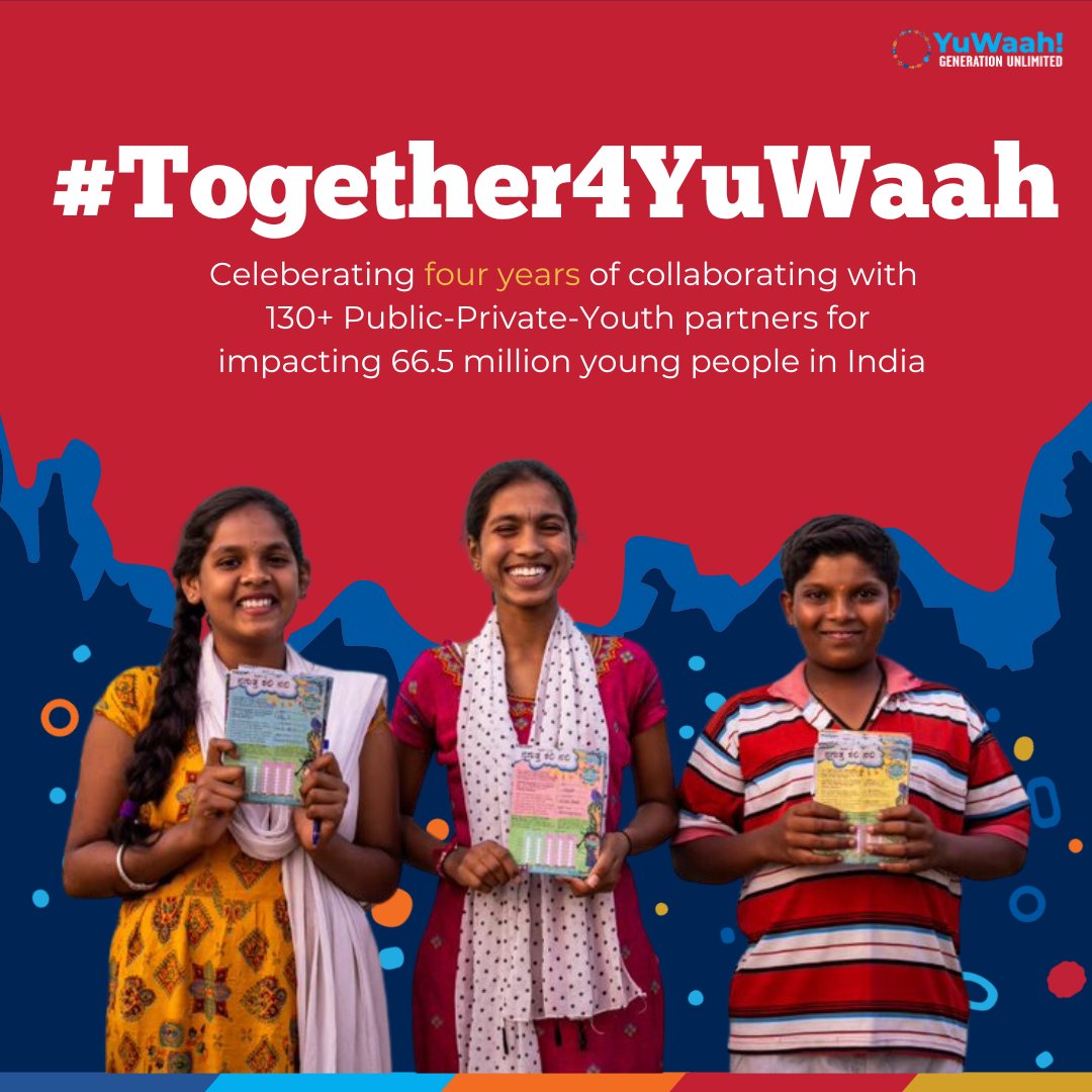newconceptcdc's tweet photo. As @UNICEFIndia marks four years of collaboration with @YuWaahIndia, they remain committed to working with and for the young people of India.

The shared goal: Nurturing the next generation of leaders and innovators🚀

#Together4YuWaah🤝 https://t.co/tK8tKoVwUl